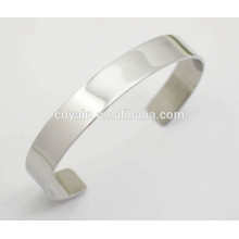 Small thin steel matt silver bangles for women uk